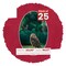 Red Suede Mat Board for 20x30 Frames - Oval Opening for 18x27 Photos